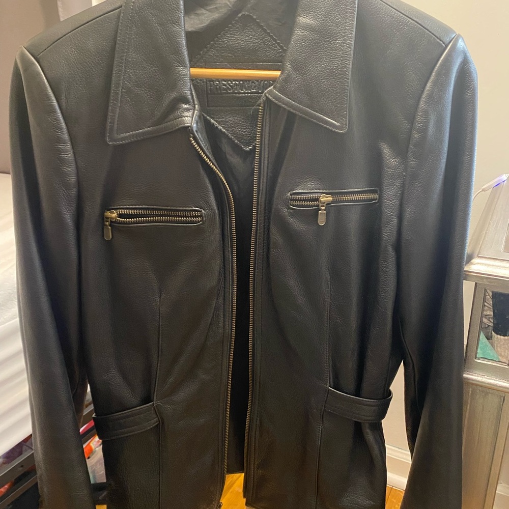 Preston & York Leather Coat